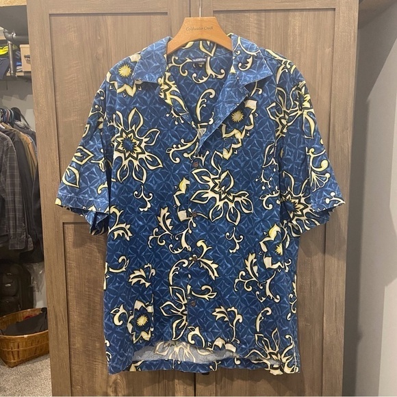 Vintage Billabong Large Hawaiian Button Shirt Made in USA - Picture 1 of 9